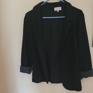 Skies Are Blue Women's Black Blazer